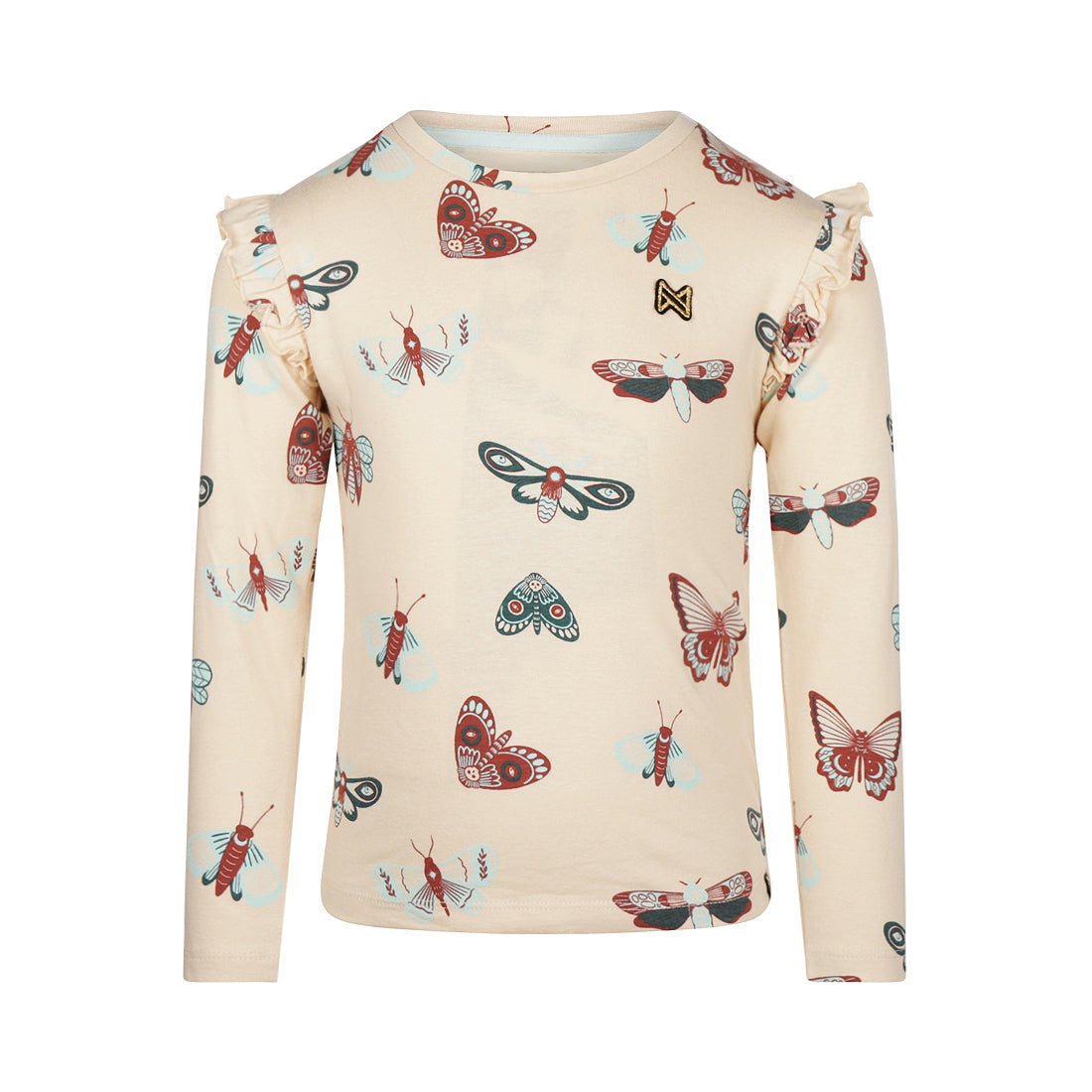 Blusa manga larga con mariposas para niña - Kool KidsKOKO NOKOKool KidsQ52960Blusa manga larga con mariposas para niña4 AñosOff White